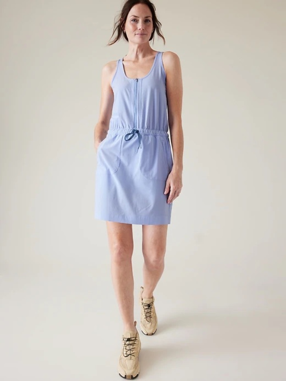 Athleta Expedition Dress in Swallowtail Blue size 2
